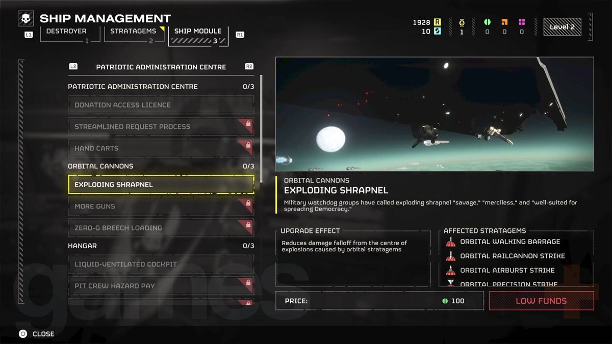 All helldivers 2 ship modules and what they do gamesradar 