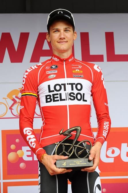 Tim Wellens on the podium