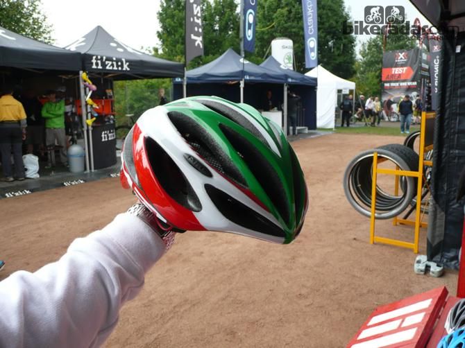 MET was showing off their Inferno helmet. The low profile helmet comes with 'UL Technology' which increases ventilation and Air Lite straps, mounted higher within the helmet, which is said to reduce interference with wind passing the head.