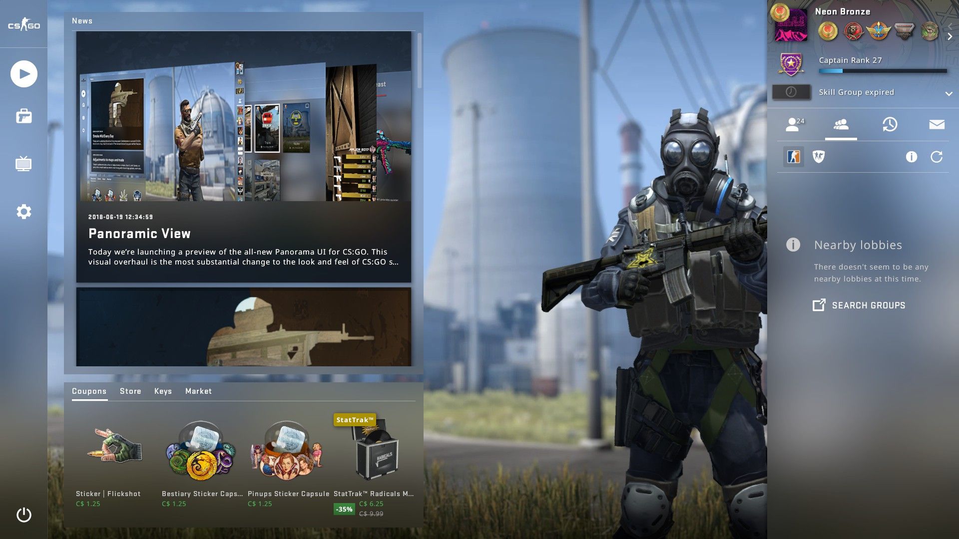 CS:GO's UI update is a needed upgrade | PC Gamer