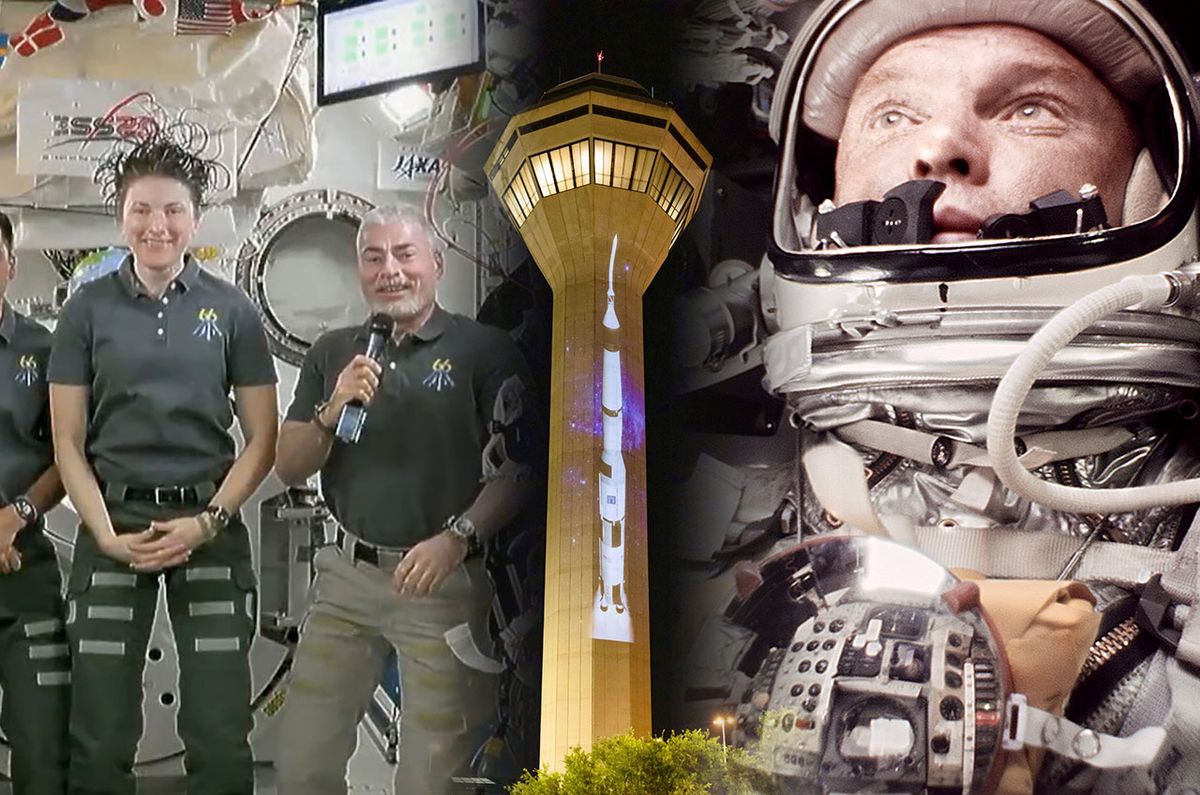 The astronauts on board the International Space Station, who are the latest to follow John Glenn into Earth orbit, and the Australian city that lit up for his mission 60 years ago both celebrated the legacy of Glenn&#039;s historic Mercury-Atlas 6 spaceflight.