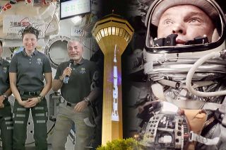 The astronauts on board the International Space Station, who are the latest to follow John Glenn into Earth orbit, and the Australian city that lit up for his mission 60 years ago both celebrated the legacy of Glenn's historic Mercury-Atlas 6 spaceflight.