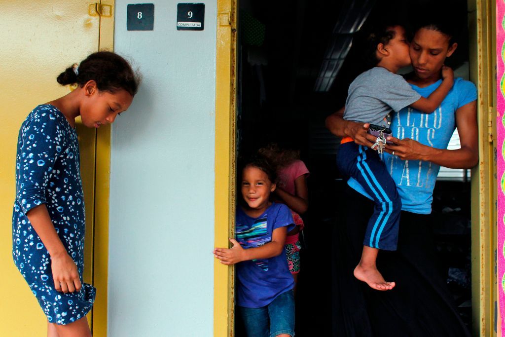 Displaced Puerto Ricans.