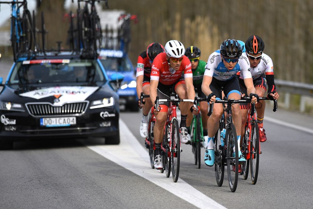 The stage 1 breakaway in Catalunya