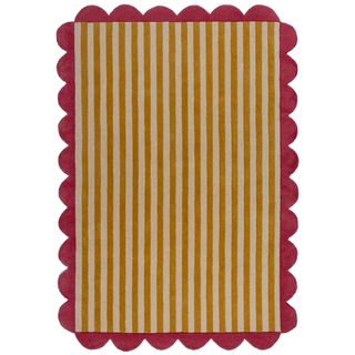 Dunelm Milo Scallop Wool Rug