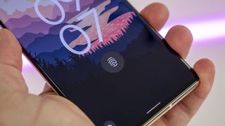 Máy quét dấu vân tay trên Google Pixel 6 Pro