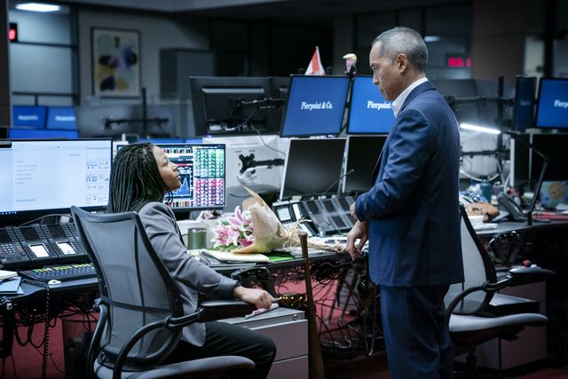 Myha&#039;la Herrold and Ken Leung in HBO&#039;s &#039;Industry&#039;