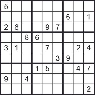 Sudoku puzzle