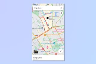 Google maps traffic on iOS