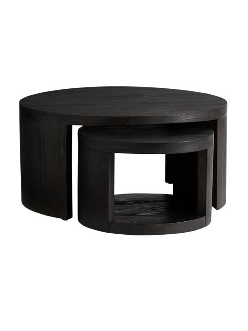Folsom Round Nesting Coffee Tables (24"-39")