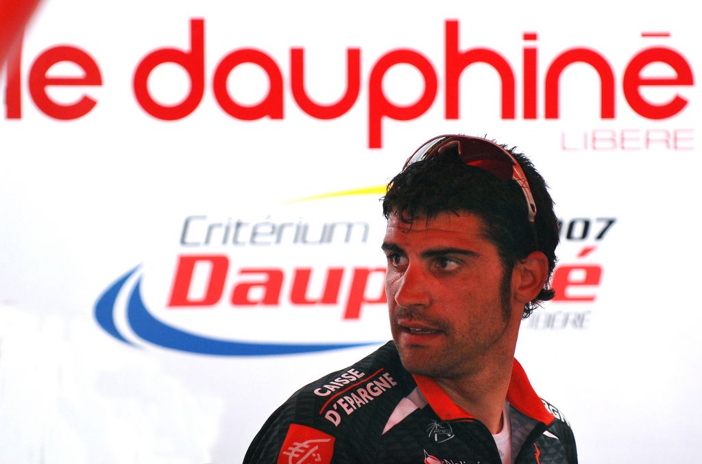 2006 Tour de France winner &Oacute;scar Pereiro at the Dauphine