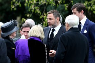 David Walliams was among the celebrities who attended the funeral of Ronnie Corbett