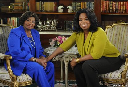 Katherine Jackson and Oprah - FIRST PICS! Michael Jackson?s children on Oprah - Michael Jackson - Michael Jackson's Children - Oprah - Celebrity News - Marie Claire 