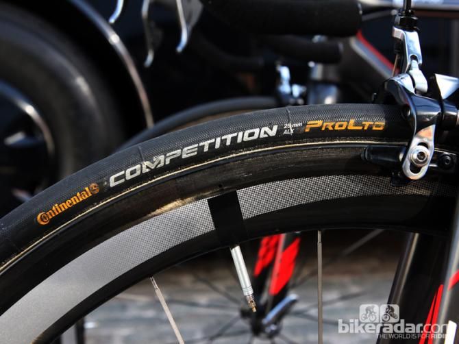 25mm-wide Continental Competition Pro Limited ALX tubulars for Greg Van Avermaet (BMC)