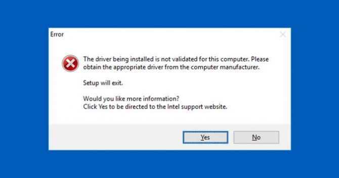 How to Fix the “driver being installed is not validated for this ...