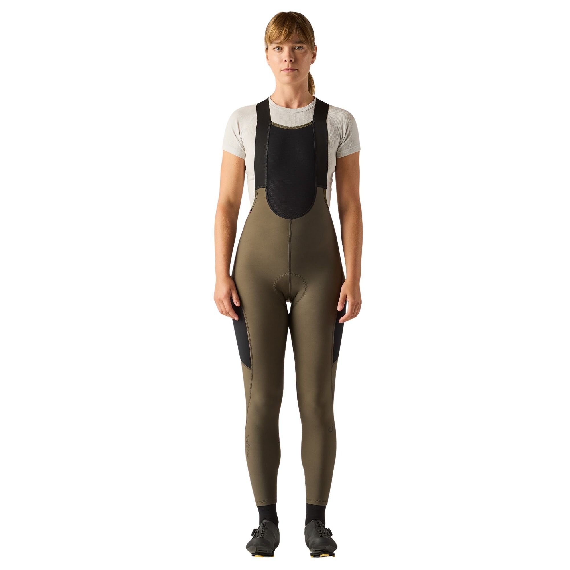 Women's Luxe Thermal Bib Tight - Xxs / Black Olive