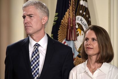 Judge Neil Gorsuch and his wife, Marie Louise.
