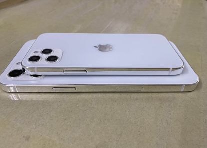 The iPhone 12 dummy unexpectedly shows three cameras