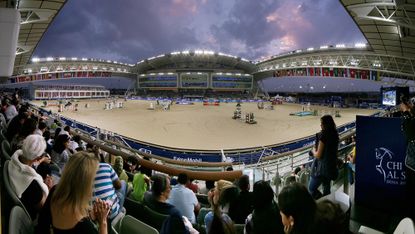 The Al Shaqab equestrian stadium in Doha.