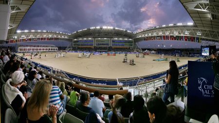 The Al Shaqab equestrian stadium in Doha.