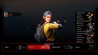 a cleaner loadout screen in back 4 blood