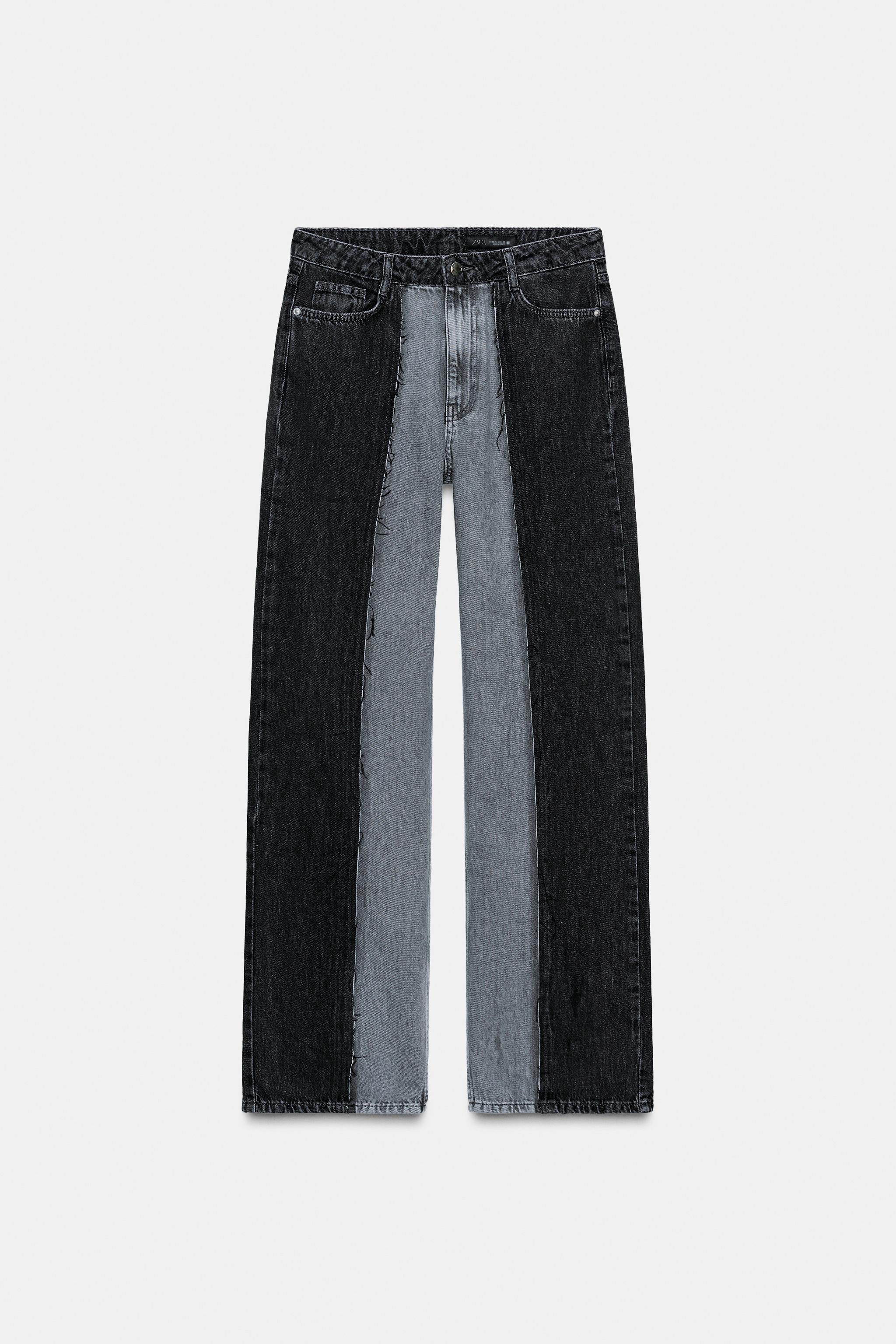 Z1975 Wide Leg High Waist Combined Jeans