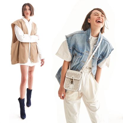 Clothing, Jeans, Denim, Fashion, Outerwear, Shoulder, Fashion model, Jacket, Blazer, Footwear,