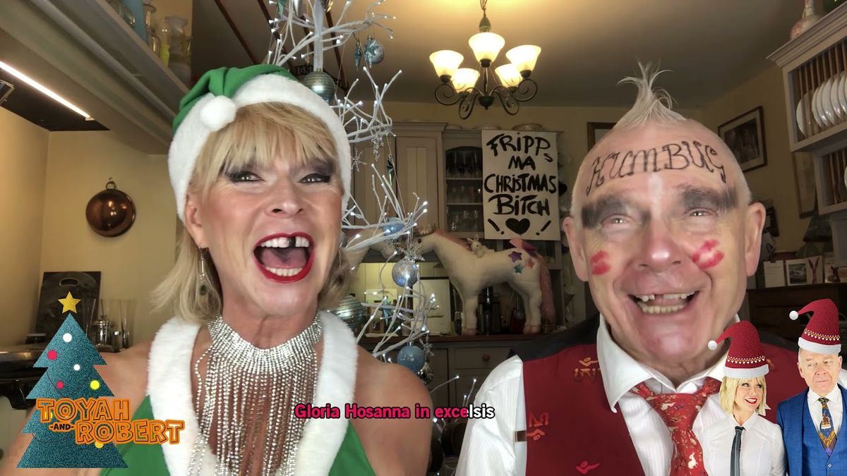 Toyah and Robert Fripp in their kitchen