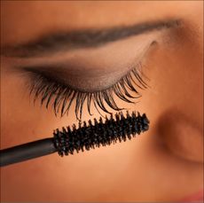 Woman model with long lashes