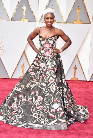 HOLLYWOOD, CA - FEBRUARY 26: Actor Cynthia Erivo attends the 89th Annual Academy Awards at Hollywood & Highland Center on February 26, 2017 in Hollywood, California. (Photo by Kevin Mazur/Getty Images)