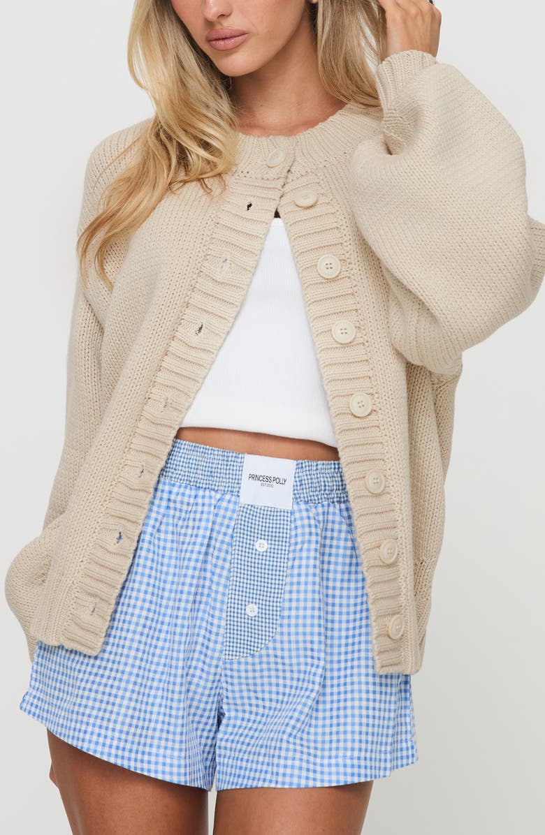 Edern Blouson Cotton Blend Cardigan