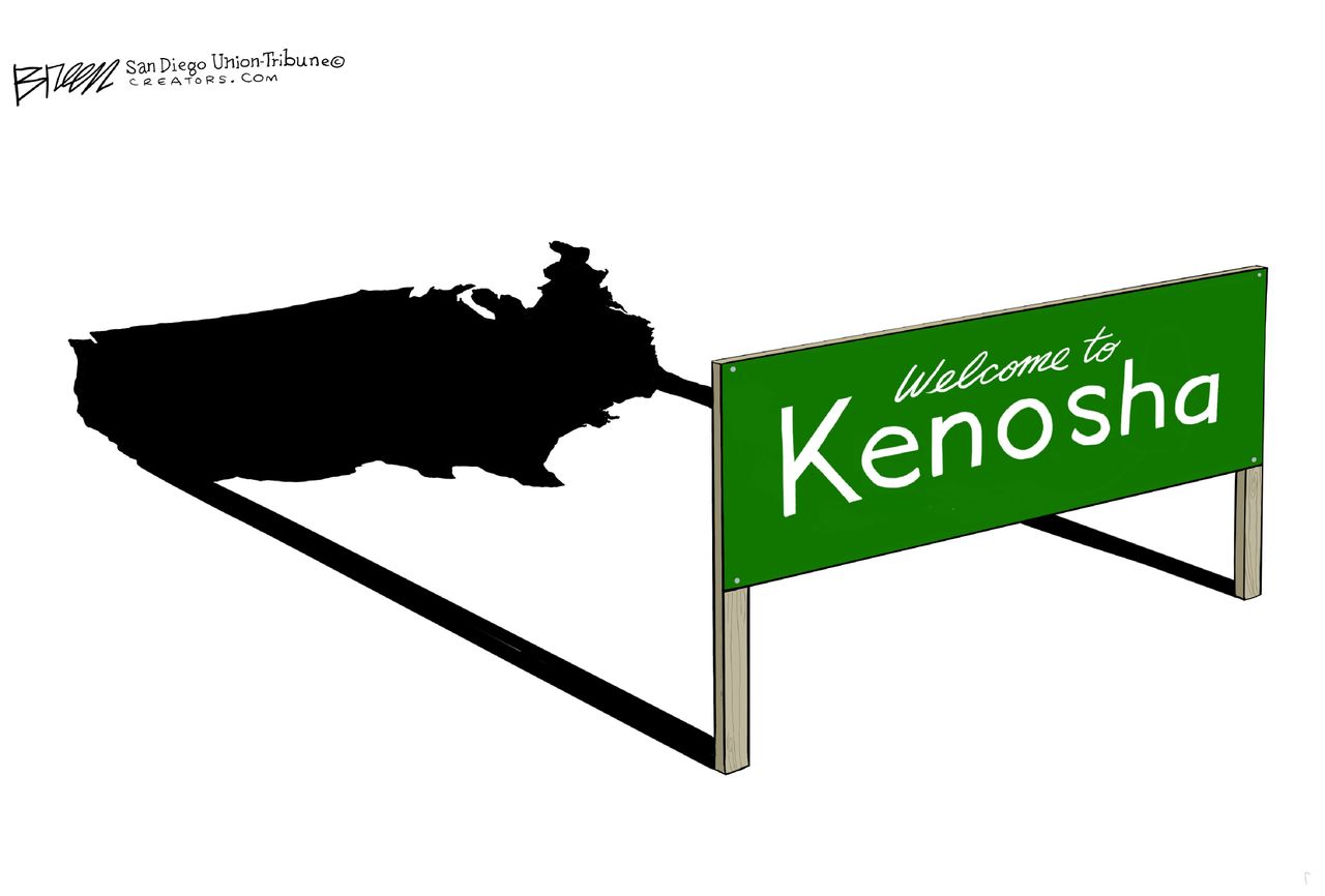 Editorial Cartoon U.S. Kenosha America Jacob Blake&amp;amp;nbsp;