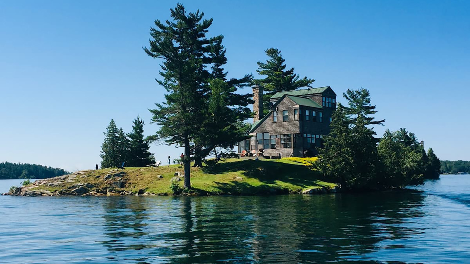 The home on Little Chimney Island