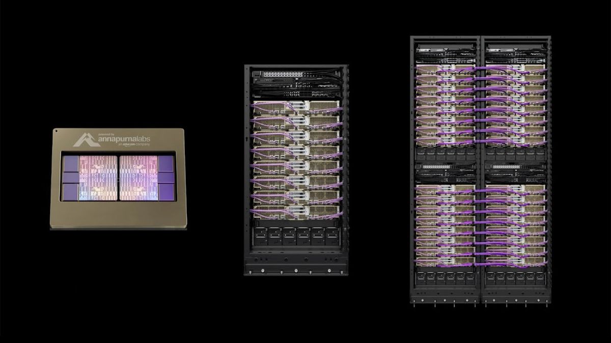 Amazon launches Trainium3 AI accelerator, competing directly against Blackwell Ultra in FP8 performance — new Trn3 Gen2 UltraServer takes vertical scaling notes from Nvidia's playbook