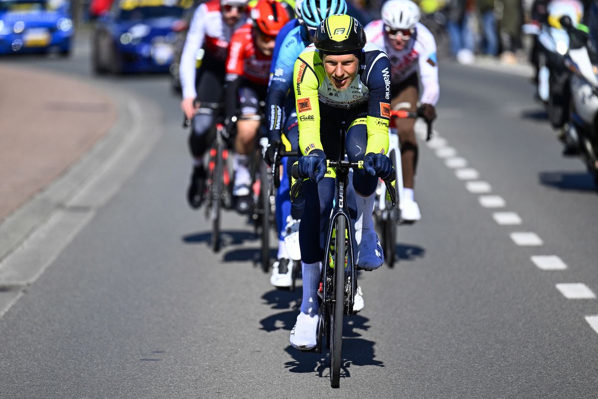 Taco Van der Hoorn leads the early break
