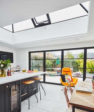 kitchen extension with roof lantern