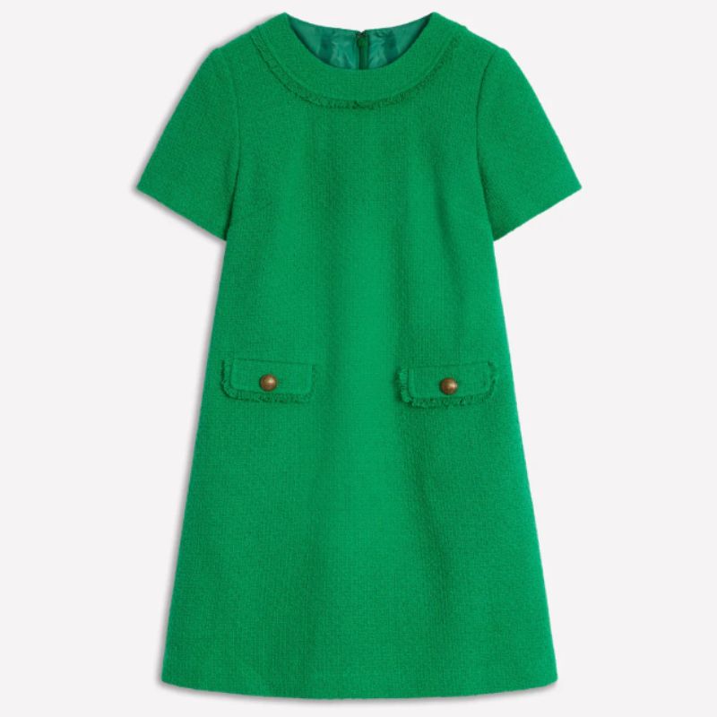 green short summer dress