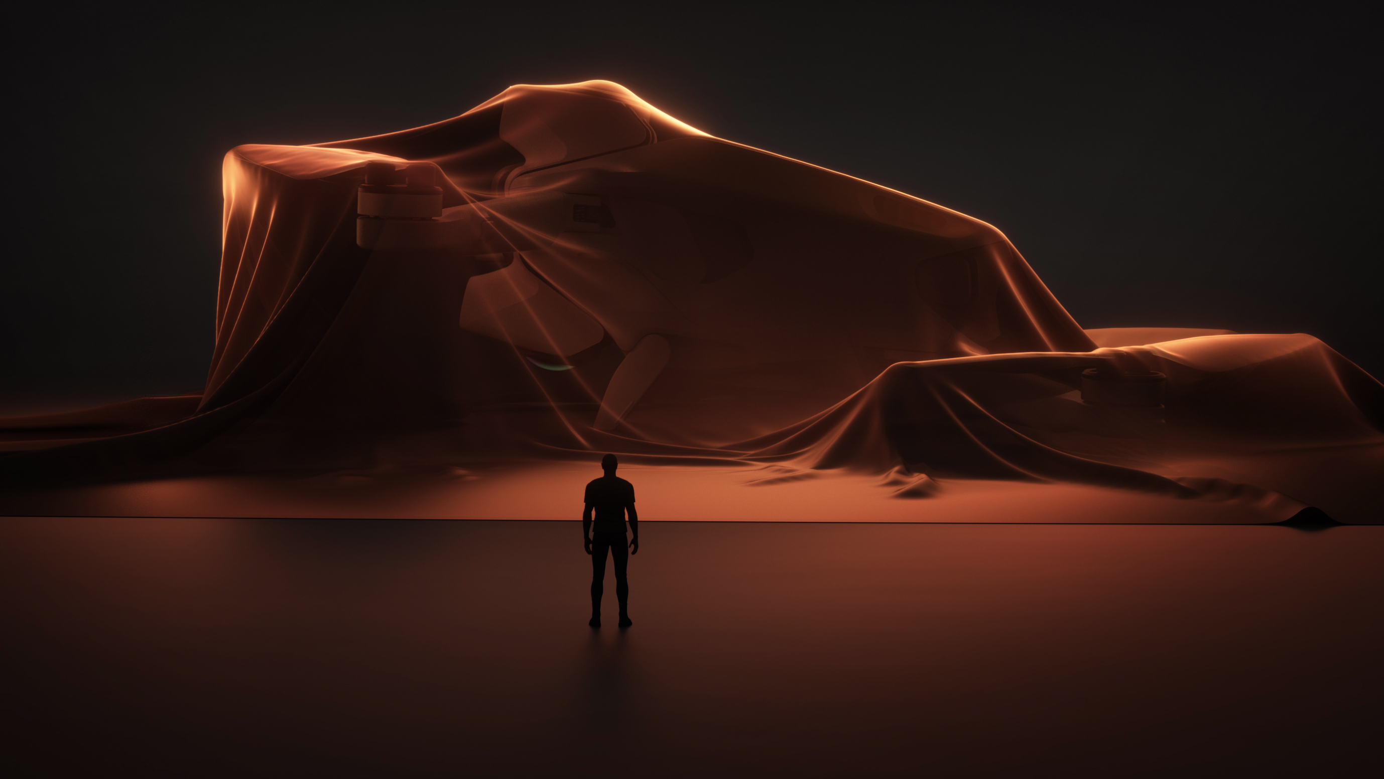 A veiled mystery Antigravity drone