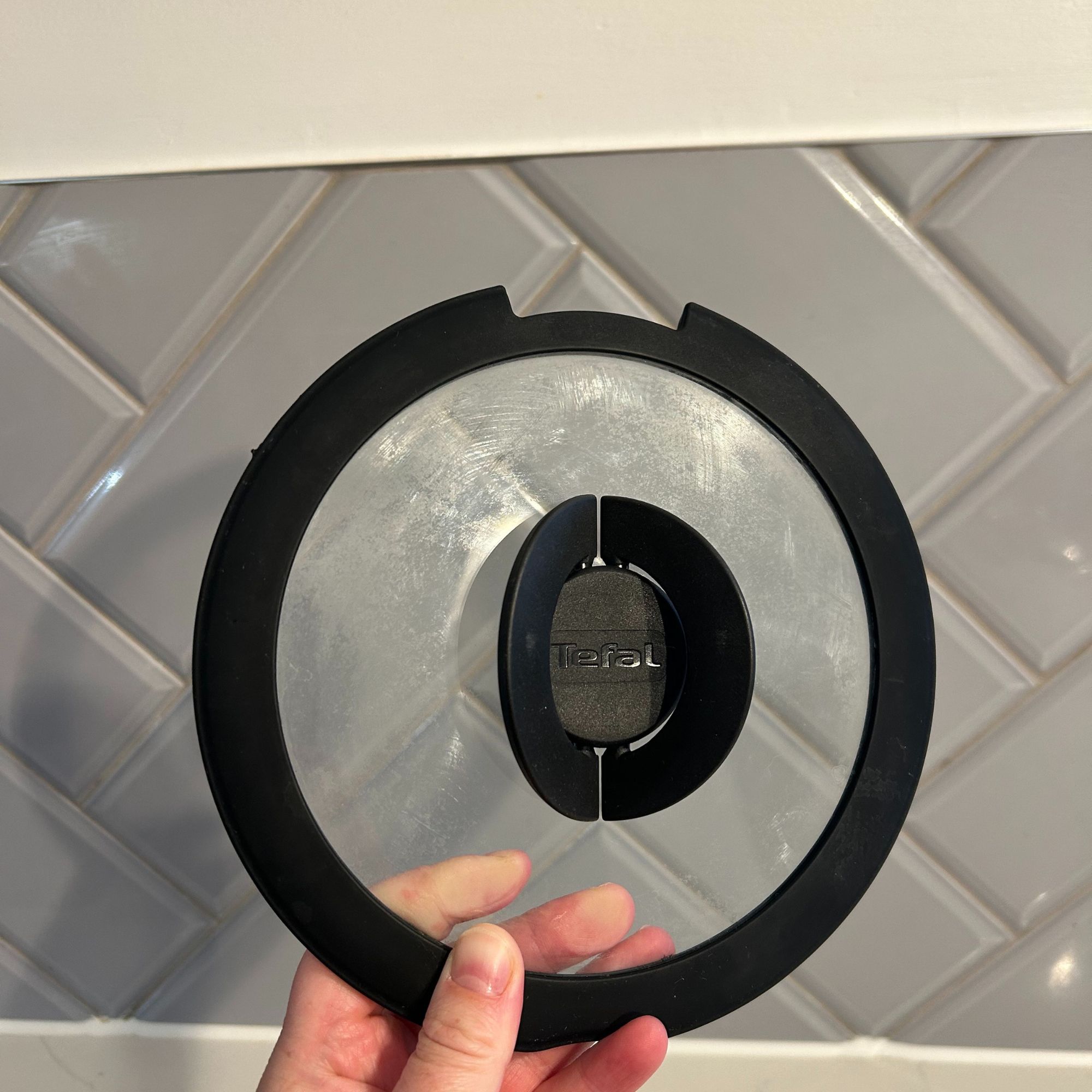 Tefal Ingenio Emotion 22-Piece Pan Set lid after cleaning