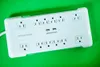 Monoprice 12 Outlet Power Surge Protector with 2 Built-in USB Charger Ports
