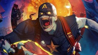 Captain America zombie in What If poster 