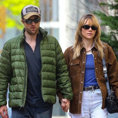 Robert Pattinson and Suki Waterhouse walk in New York City 