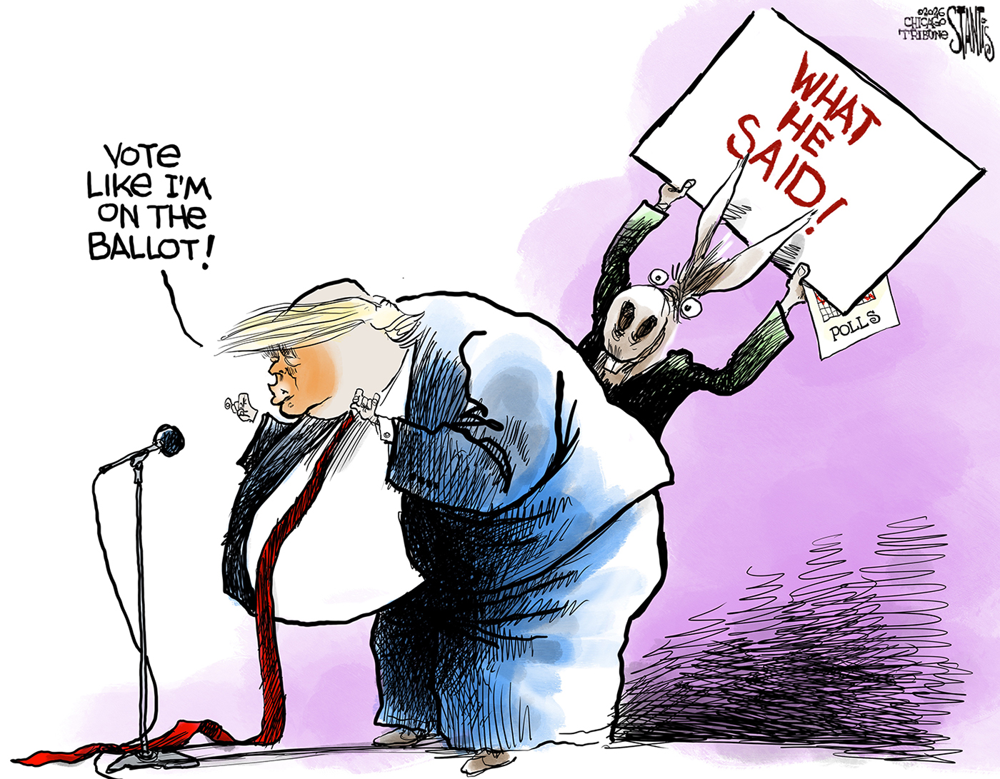 Political cartoon