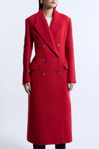 Karen Millen Double Breasted Tailored Midaxi Coat