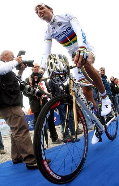 Italians love a world champion, especially if it's one of their own