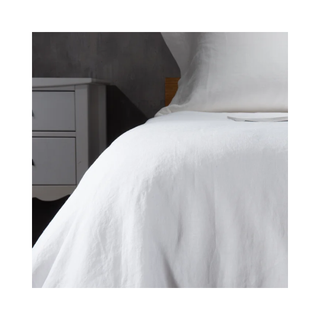 white linen sheets