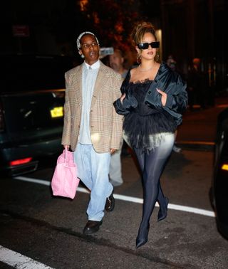 rihanna and asap rocky out for date night