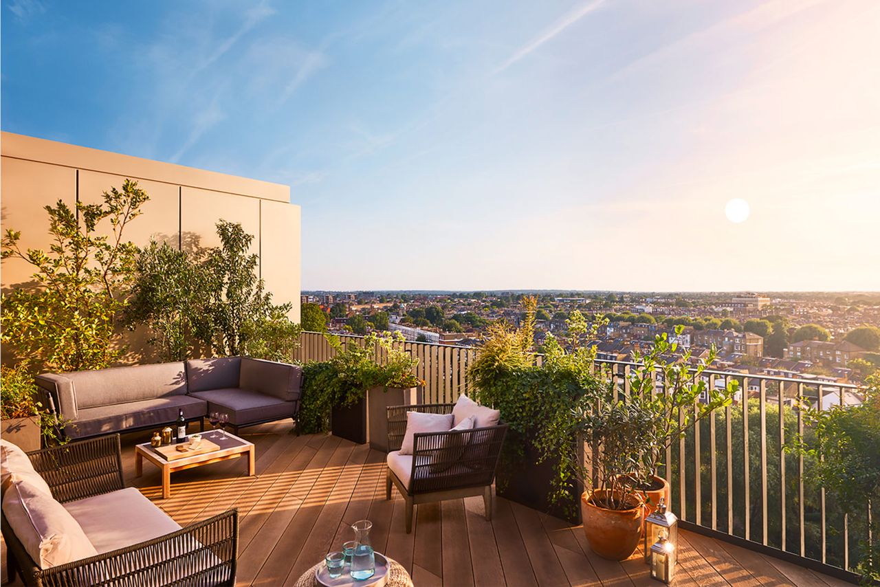 Modern apartment in the BBC Television Centre’s Crescent