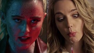 Kathryn Newton in Freaky (2020), Jessica Rothe in Happy Death Day (2017)
