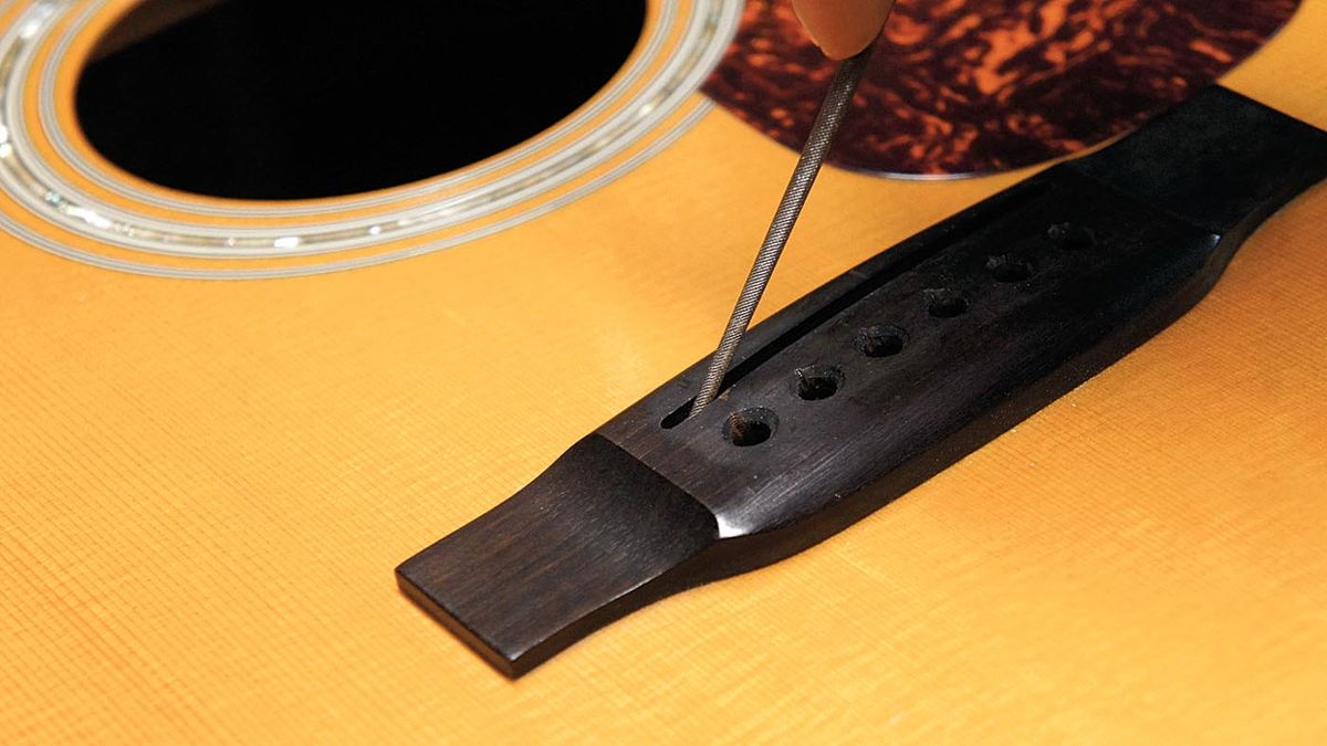 Guitar modding how to install an acoustic pickup MusicRadar